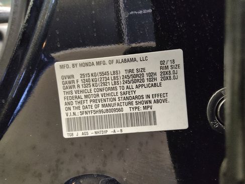 Used 2018 Honda Pilot Touring image 33