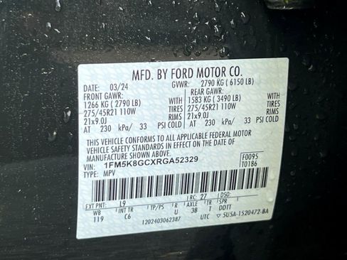 Used 2024 Ford Explorer ST w/ Equipment Group 401A AWD/4WD image 33
