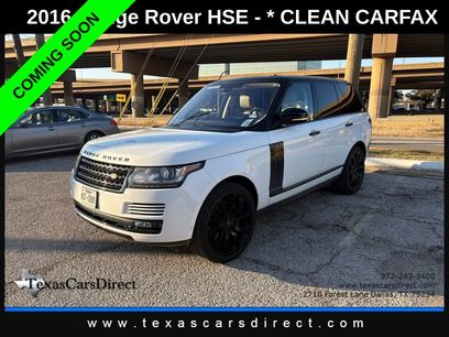 Used 2016 Land Rover Range Rover HSE