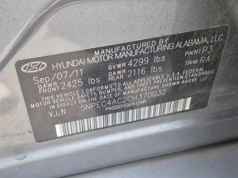 Used 2012 Hyundai Sonata Limited w/ Navigation Pkg FWD image 15