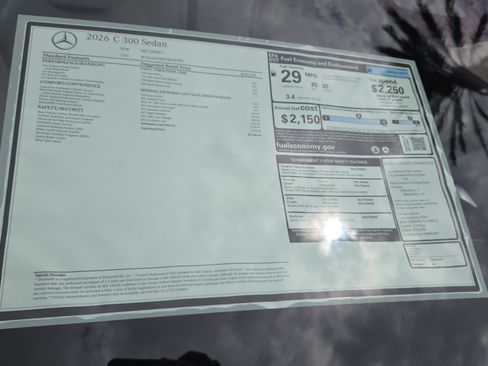 New 2026 Mercedes-Benz C 300 Sedan image 18