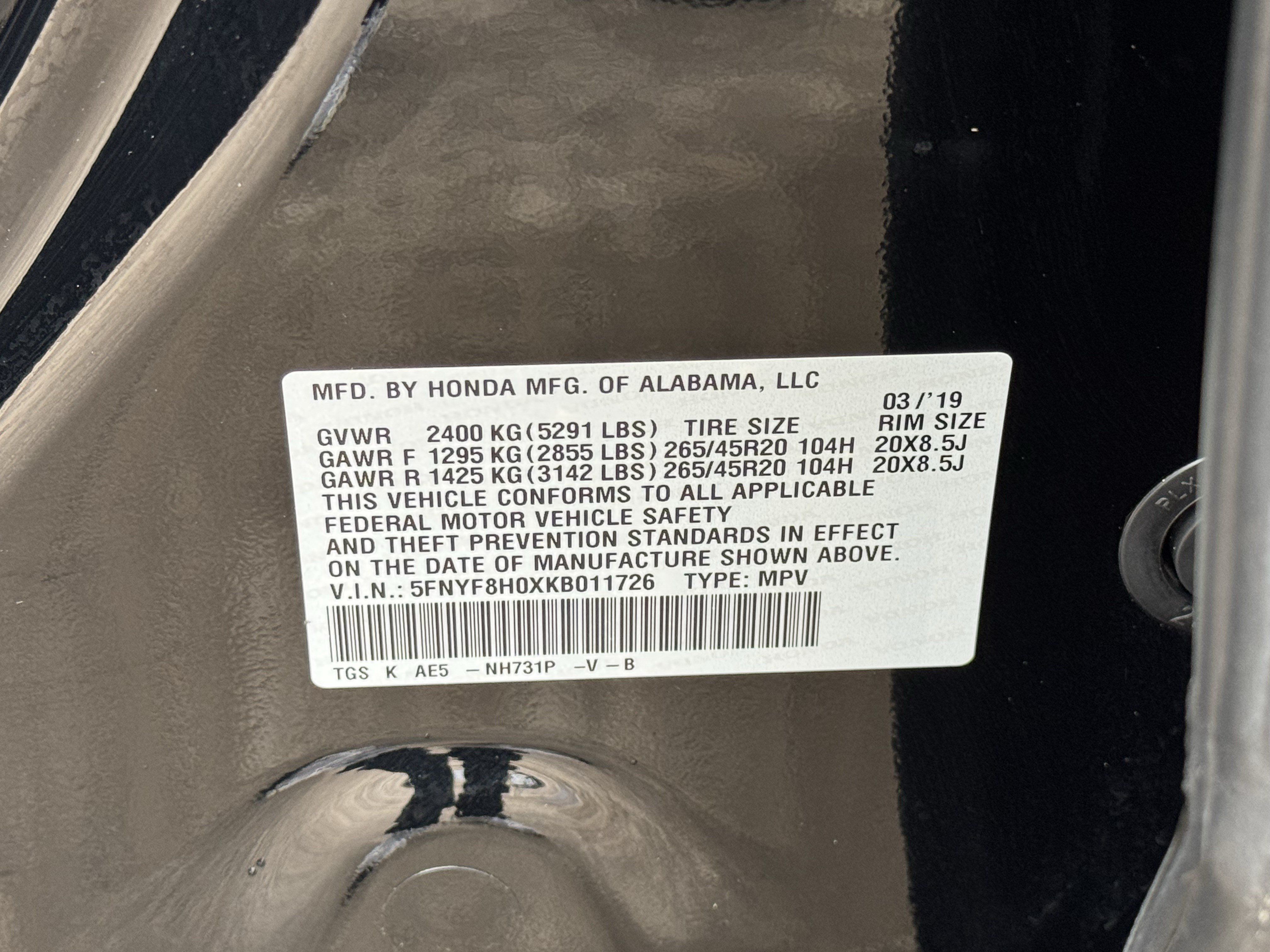 Used 2019 Honda Passport Elite image 34