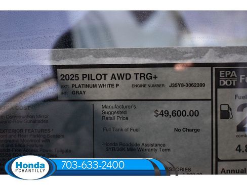 New 2025 Honda Pilot Touring image 39
