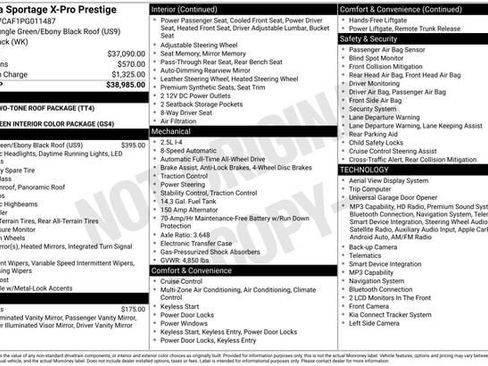 Used 2023 Kia Sportage X-Pro Prestige AWD/4WD image 35