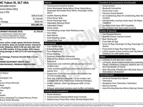 Used 2011 GMC Yukon XL SLT w/ SLT-2 Equipment Package AWD/4WD image 34