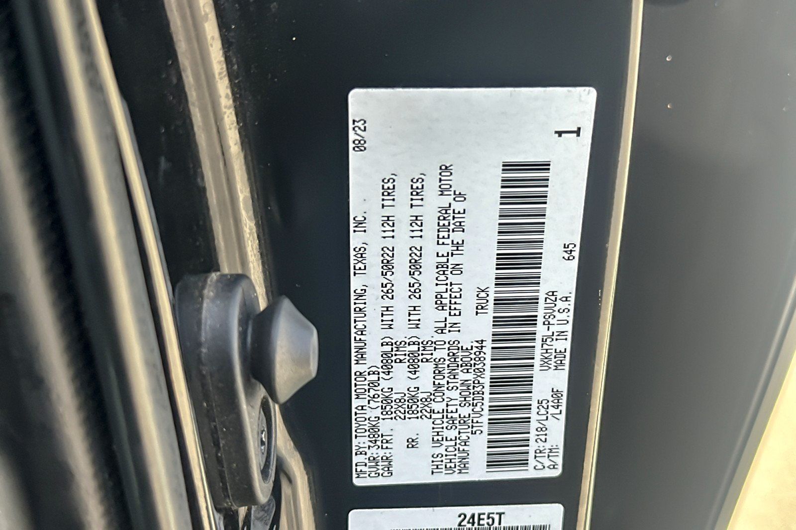 Used 2023 Toyota Tundra Capstone AWD/4WD image 26