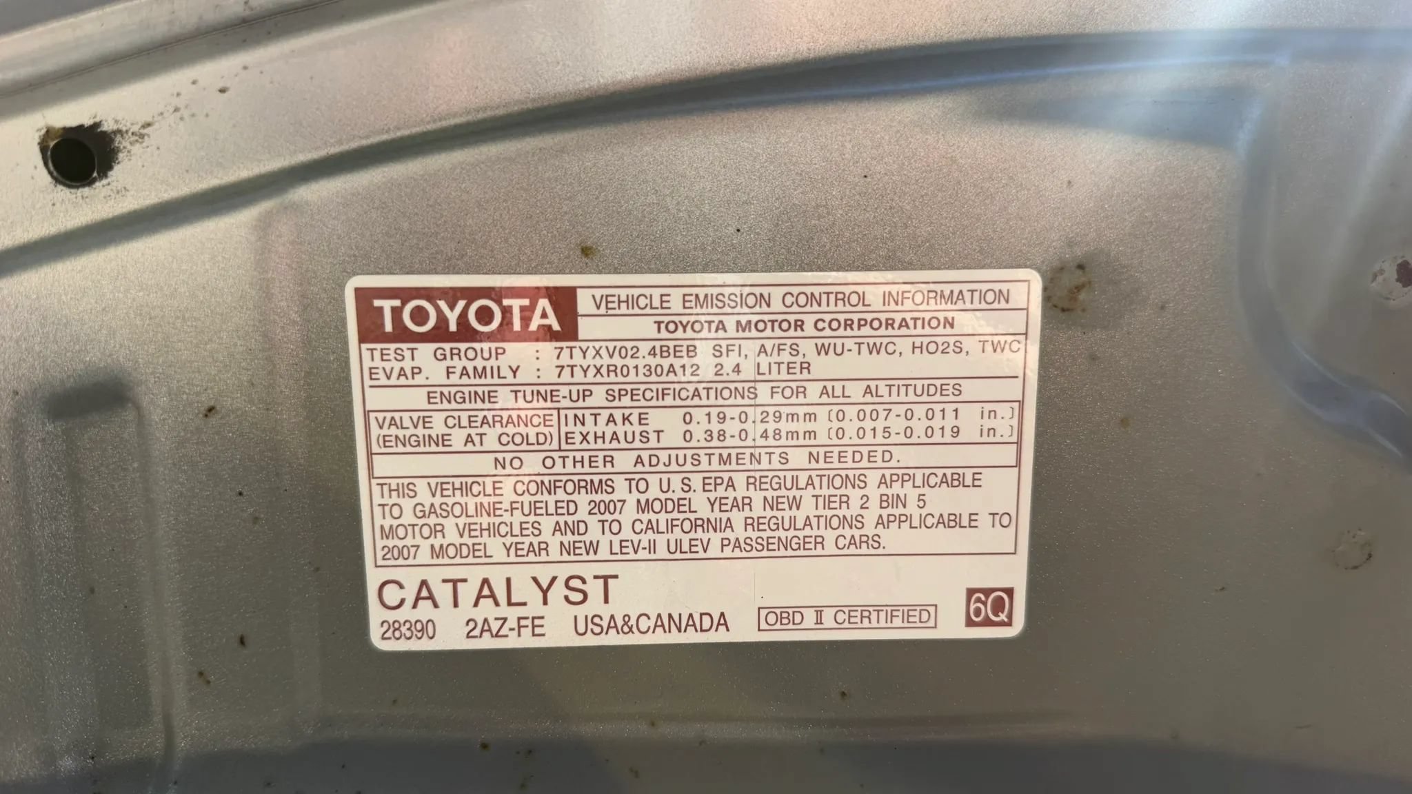 Used 2007 Toyota Camry LE FWD image 15