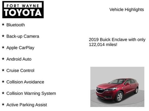 Used 2019 Buick Enclave Premium w/ Trailering Package, 5000 lbs. AWD/4WD image 8