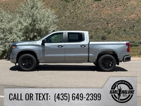New 2026 Chevrolet Silverado 1500 Custom w/ LPO, Dark Essentials Package AWD/4WD image 2