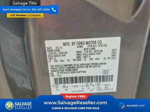 Used 2013 Ford F150 XLT w/ XLT Chrome Pkg RWD image 16
