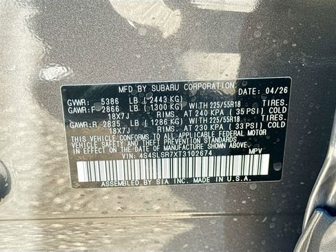 New 2026 Subaru Forester Touring AWD/4WD image 42