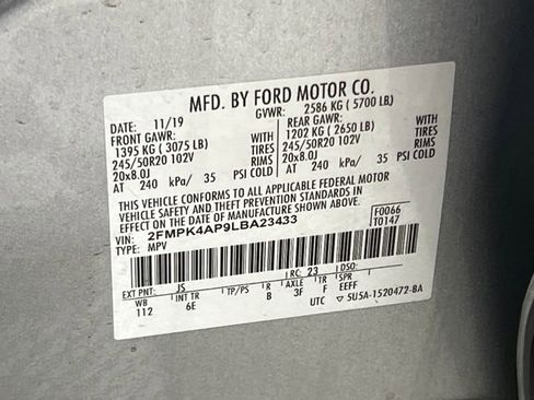 Used 2020 Ford Edge ST w/ Equipment Group 401A image 29