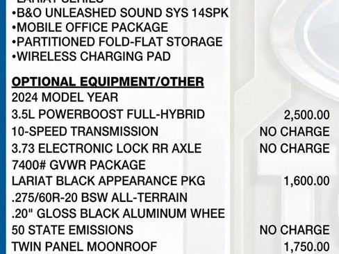 Used 2024 Ford F150 Lariat w/ Equipment Group 502A High AWD/4WD image 22