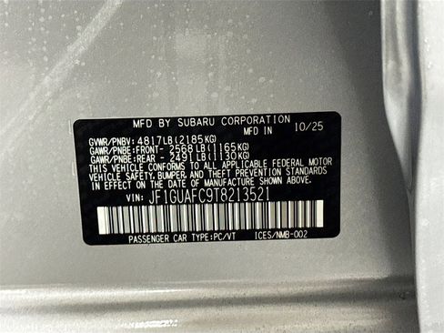 New 2026 Subaru Impreza 2.0i Sport image 28