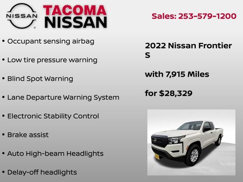 Used 2022 Nissan Frontier S w/ Technology Package image 9