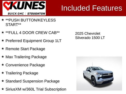 Used 2025 Chevrolet Silverado 1500 LT w/ Work Truck Package AWD/4WD image 5