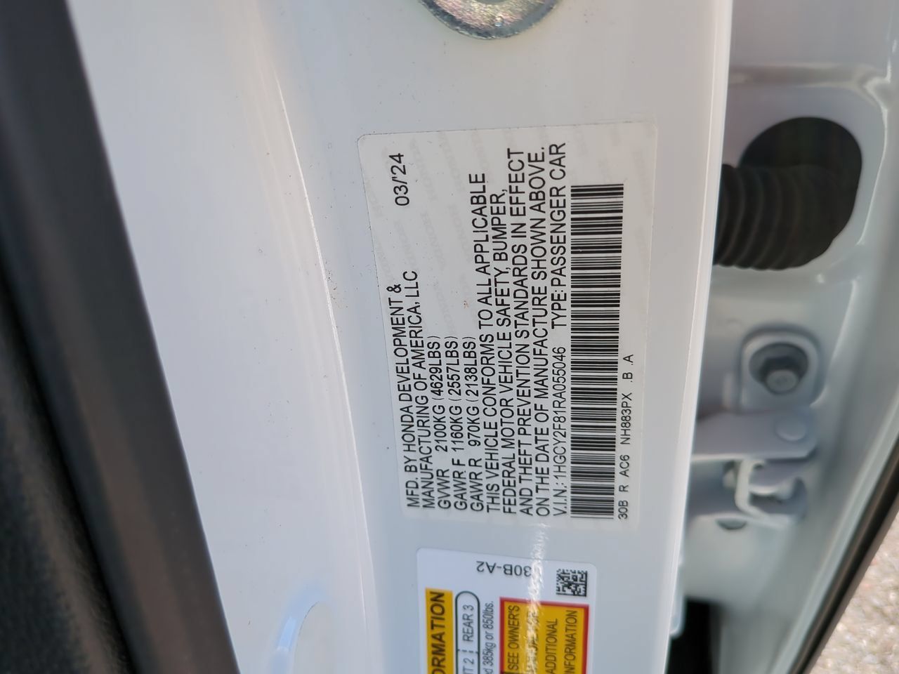 Used 2024 Honda Accord Touring image 21