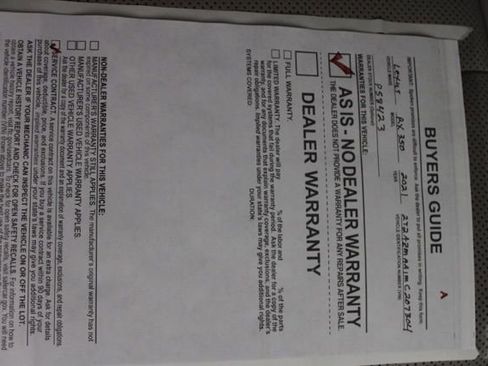 Used 2021 Lexus RX 350 FWD w/ Accessory Package image 39