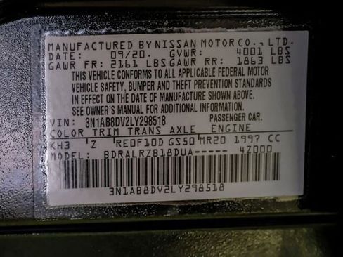 Used 2020 Nissan Sentra SR w/ Electronics Package image 53