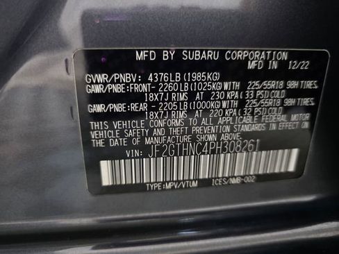 Certified 2023 Subaru Crosstrek 2.5i Limited AWD/4WD image 38