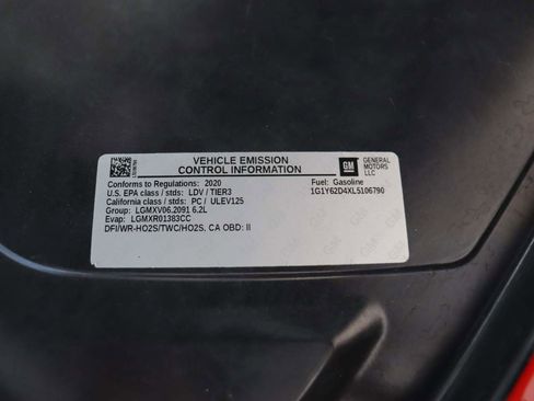 Certified 2020 Chevrolet Corvette Stingray Coupe w/ Z51 Performance Package image 10