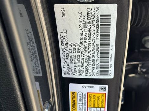 Certified 2024 Honda Accord EX image 34