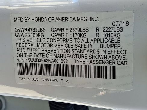 Certified 2019 Acura TLX V6 SH-AWD w/ Advance Package image 31