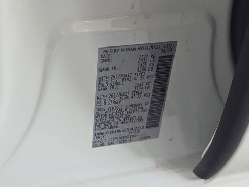 Used 2024 Nissan Frontier PRO-4X w/ Off-Road Protection Package image 29