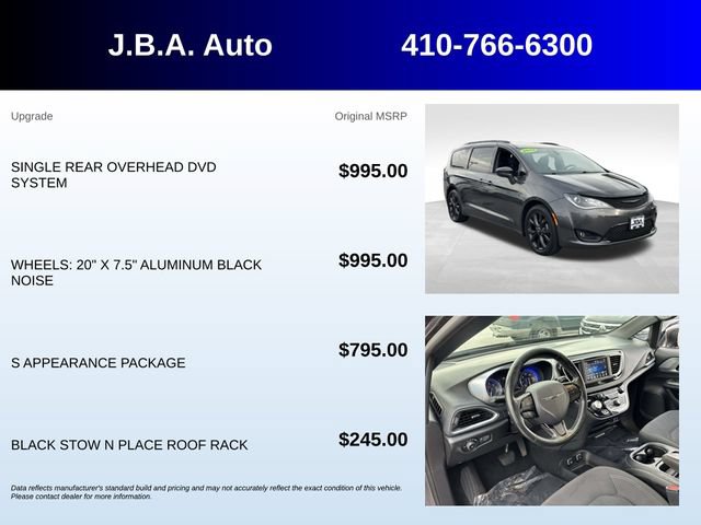 Used 2019 Chrysler Pacifica Touring Plus w/ S Appearance Package FWD image 5