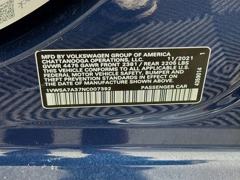 Used 2022 Volkswagen Passat 2.0T SE FWD image 72