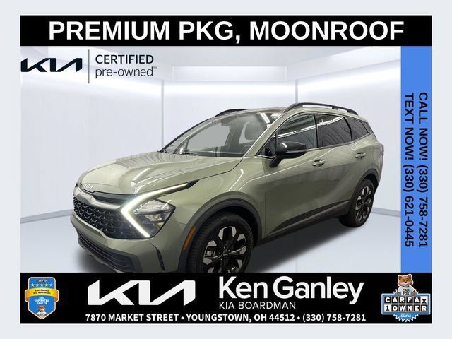 Certified 2023 Kia Sportage X-Line w/ X-Line Premium Package AWD/4WD 360° Tour