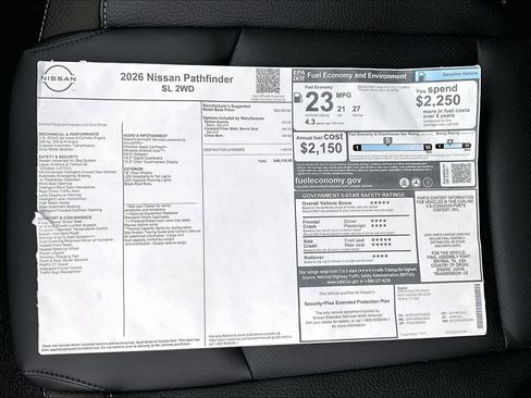 New 2026 Nissan Pathfinder SL FWD image 21