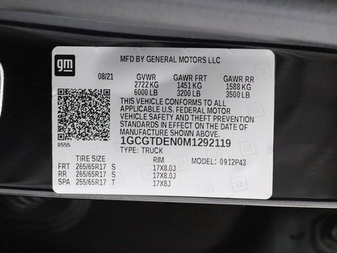 Used 2021 Chevrolet Colorado Z71 w/ Z71 Midnight Edition AWD/4WD image 32
