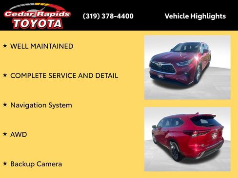 Certified 2021 Toyota Highlander Limited AWD/4WD image 9