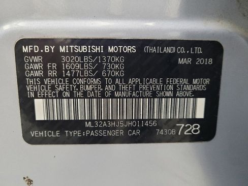 Used 2018 Mitsubishi Mirage ES FWD image 33