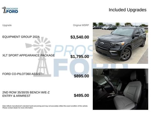 Used 2021 Ford Explorer XLT w/ Equipment Group 202A RWD image 3