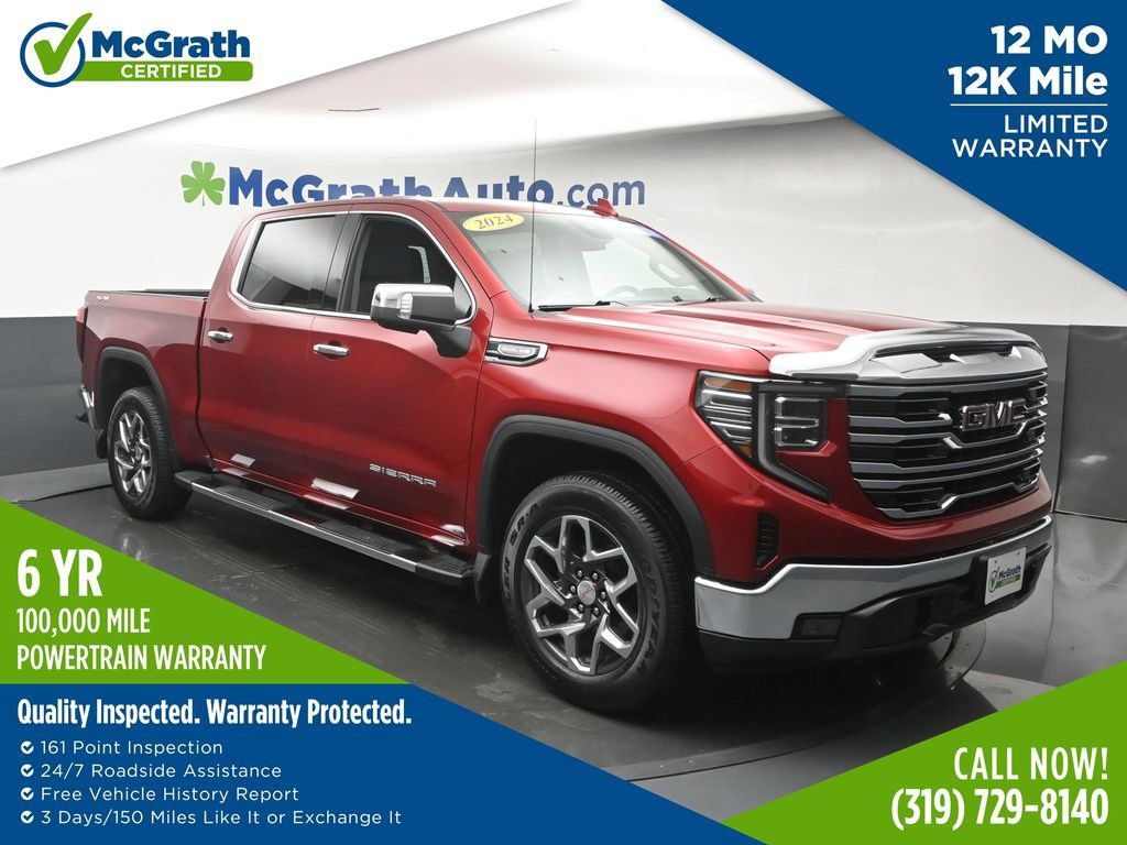 Used 2024 GMC Sierra 1500 SLT w/ SLT Premium Package AWD/4WD image 1