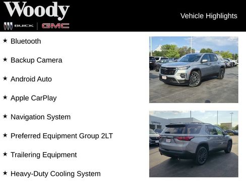 Certified 2023 Chevrolet Traverse RS w/ LPO, Floor Liner Package AWD/4WD image 3