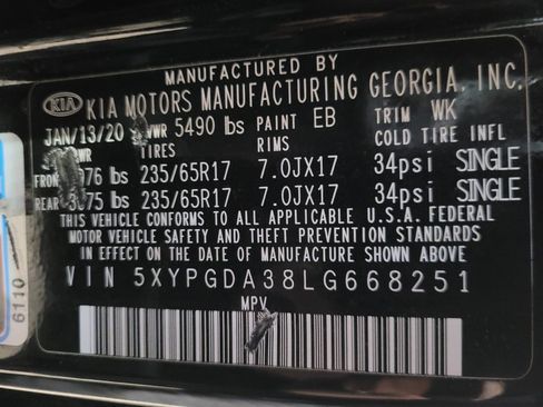 Used 2020 Kia Sorento LX image 33