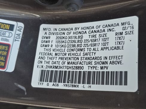 Used 2016 Honda CR-V EX-L image 32