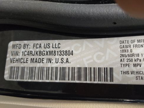 Used 2021 Jeep Grand Cherokee L Limited AWD/4WD image 33