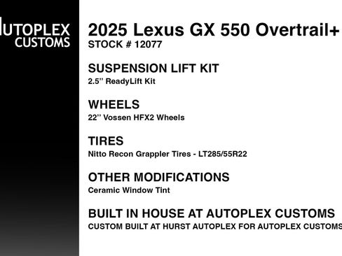 Used 2025 Lexus GX 550 AWD/4WD image 2