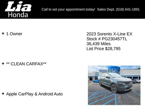 Used 2023 Kia Sorento X-Line EX AWD/4WD image 7