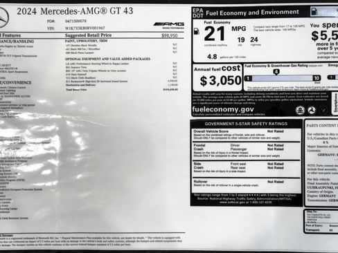 Used 2024 Mercedes-Benz AMG GT 43 image 2