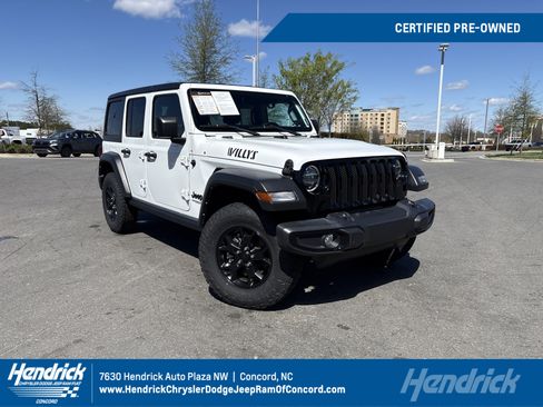Certified 2022 Jeep Wrangler Unlimited Sport image 1