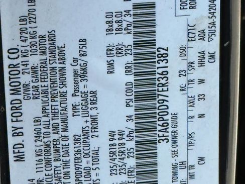 Used 2014 Ford Fusion Titanium image 32