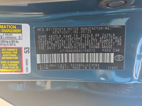Used 2025 Toyota Camry XSE FWD image 37