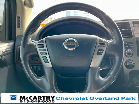 Used 2015 Nissan Armada Platinum w/ 2nd Row Captain Seat Package image 12