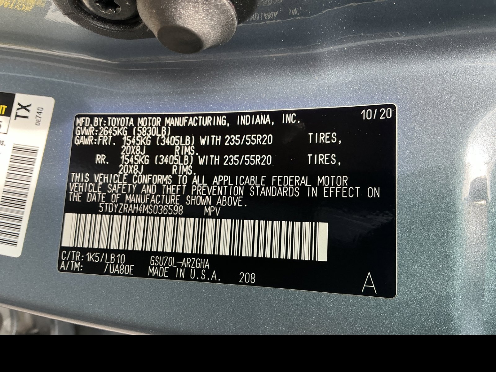 Used 2021 Toyota Highlander Limited FWD image 27