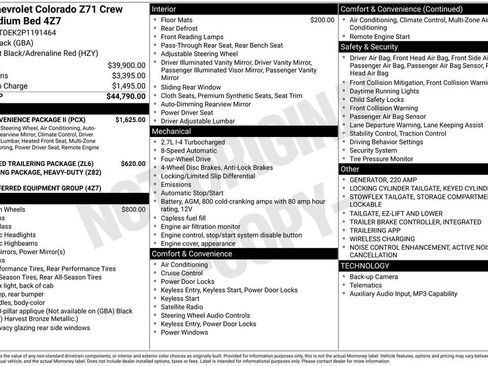 Used 2023 Chevrolet Colorado Z71 w/ Z71 Convenience Package 2 image 2